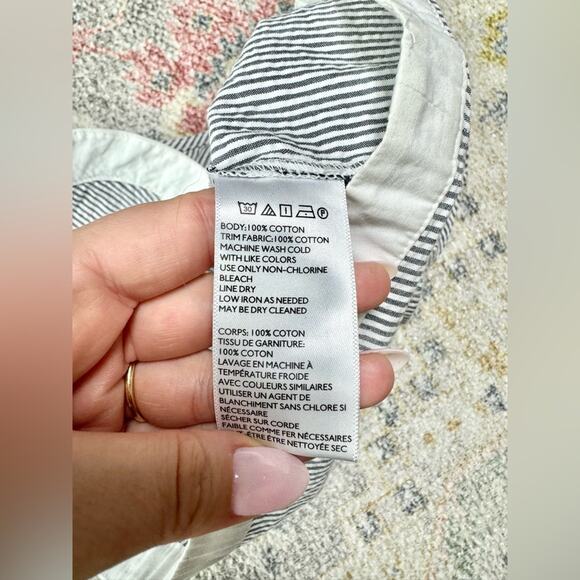 Alice & UO Striped Tie Up Vest Tank Top Size XS - Picture 6 of 8